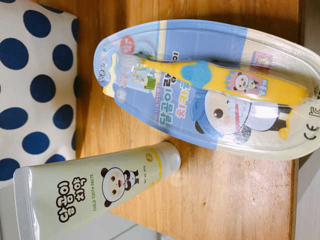 달곰이 어린이 치약+어린이 칫솔 SET 리뷰 사진