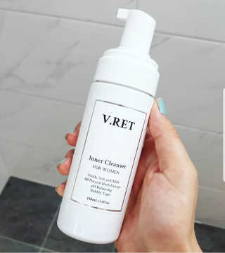 V.RET 브이렛 여성청결제 — 5점을 준 리뷰어가 2018년 7월 올린 사용 사진