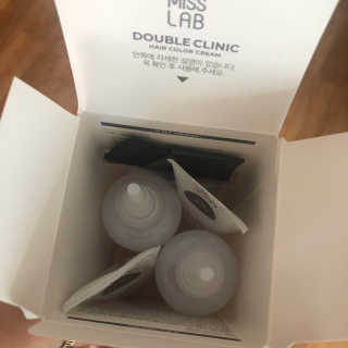 (주)에네스티 미스랩 더블 클리닉 헤어 컬러 크림 — 5점을 준 리뷰어가 2019년 8월 올린 사용 사진