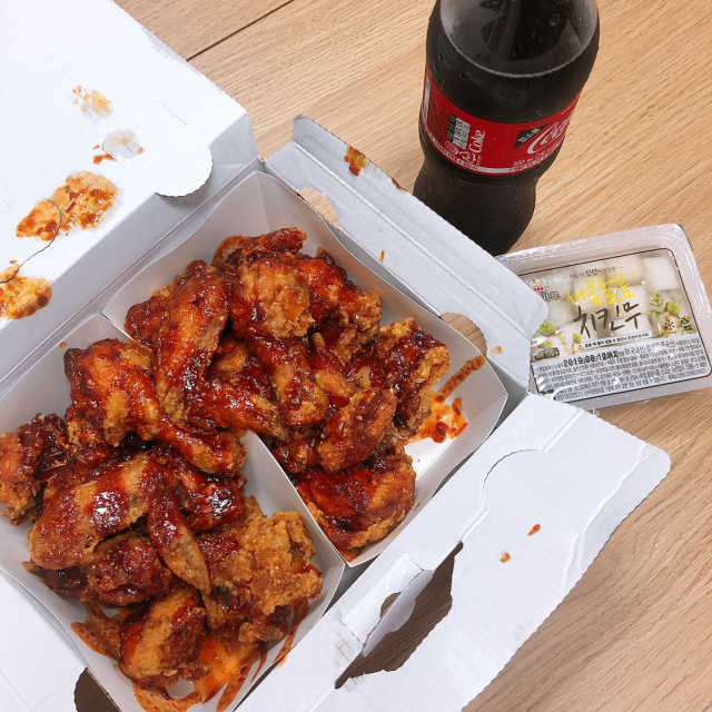 [치킨마루]-  빠사칸레드 + 콜라 500ml 리뷰 사진