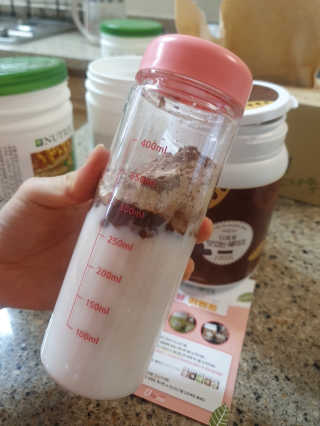 슬림라운지 디포유 맛있는 쉐이크 5가지맛 — 5점을 준 리뷰어가 2020년 2월 올린 사용 사진