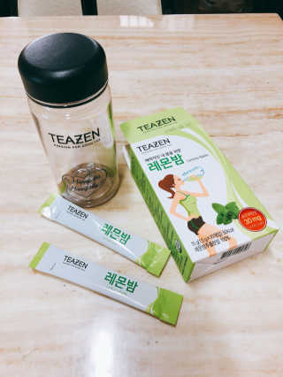 티젠 레몬밤 + 마이보틀 — 4.67점을 준 리뷰어가 2018년 7월 올린 사용 사진
