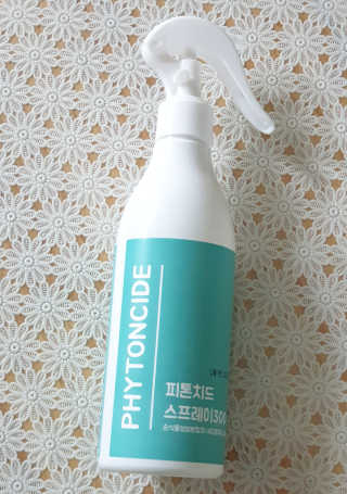 화목한가정 순수니아 피톤치드 스프레이 300ml — 4점을 준 리뷰어가 2019년 3월 올린 사용 사진