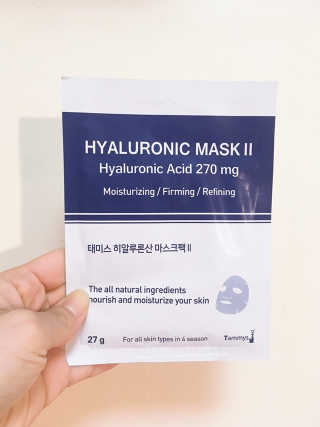 주식회사 태미스 태미스 뉴 히알루론산 마스크팩 10매 — 5점을 준 리뷰어가 2018년 12월 올린 사용 사진