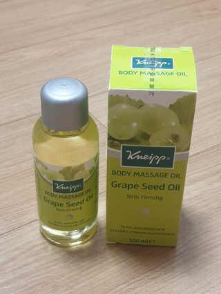 [크나이프] 그레이프씨드 슬리밍 마사지오일 100ml — 5점을 준 리뷰어가 2019년 9월 올린 사용 사진