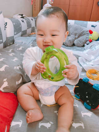 LG생활건강 토디앙 자운보 본초 팬티형 기저귀 — 4.67점을 준 리뷰어가 2017년 4월 올린 사용 사진