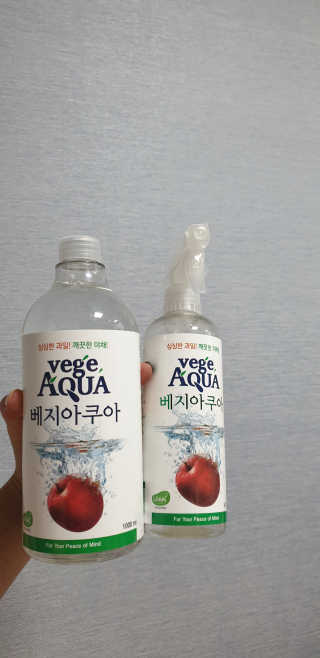 베지아쿠아 475ml + 리필 1000ml 1Set — 5점을 준 리뷰어가 2019년 8월 올린 사용 사진