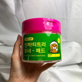 미플레이 진짜 티트리 토너 패드 — 4.33점을 준 리뷰어가 2018년 11월 올린 사용 사진