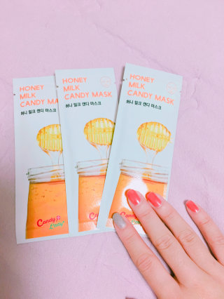 캔디오레이디 허니밀크 캔디마스크 — 3점을 준 리뷰어가 2016년 7월 올린 사용 사진