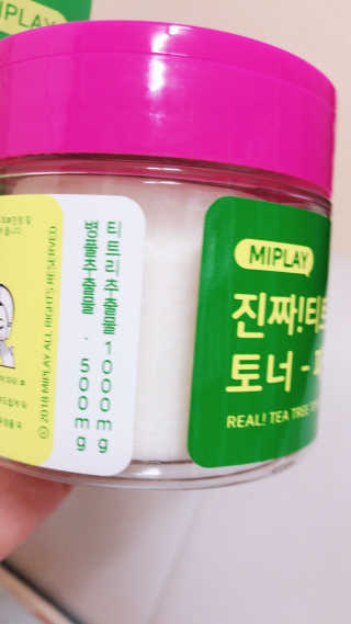 미플레이 진짜 티트리 토너 패드 — 5점을 준 리뷰어가 2018년 11월 올린 사용 사진