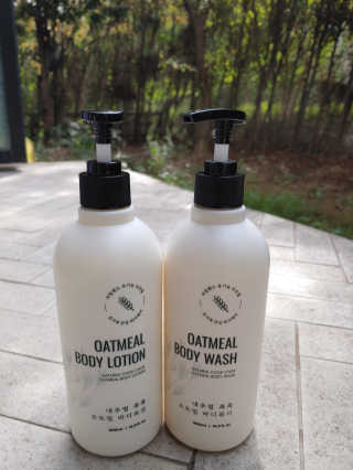 (주)에네스티 내추럴 촉촉  오트밀 바디로션 500ml — 5점을 준 리뷰어가 2019년 10월 올린 사용 사진
