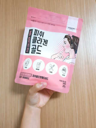 조이뉴트라 피쉬콜라겐골드 — 5점을 준 리뷰어가 2018년 10월 올린 사용 사진