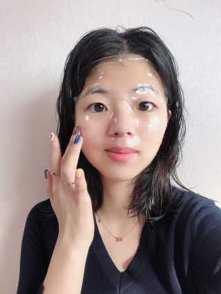 어셀리 브릴리언스 솔루션 하이드로겔 페이셜 마스크 — 5점을 준 리뷰어가 2020년 1월 올린 사용 사진
