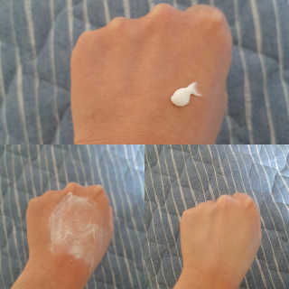 리얼베리어 익스트림 모이스처 선크림 SPF50+ PA++++ — 4점을 준 리뷰어가 2019년 4월 올린 사용 사진