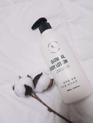 (주)에네스티 내추럴 촉촉  오트밀 바디로션 500ml — 4점을 준 리뷰어가 2019년 12월 올린 사용 사진