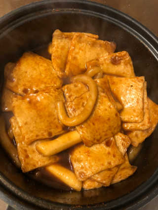 잠실맛집,홍코너떡볶이가우리집에[옛날맛,짜장맛옵션] — 5점을 준 리뷰어가 2019년 12월 올린 사용 사진