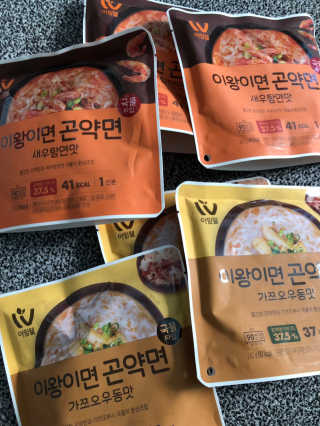 아임웰 이왕이면 곤약면 2종 — 4점을 준 리뷰어가 2019년 9월 올린 사용 사진
