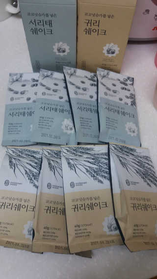 [착한습관]건강한 한끼, 귀리 쉐이크와 서리태 쉐이크 — 5점을 준 리뷰어가 2019년 7월 올린 사용 사진