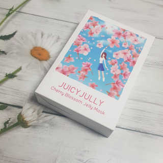 쥬시줄리 체리블라썸 젤리겔 마스크 — 5점을 준 리뷰어가 2020년 3월 올린 사용 사진