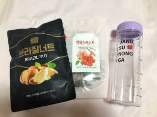 장수농가 브라질너트, 히비스커스 — 5점을 준 리뷰어가 2018년 8월 올린 사용 사진