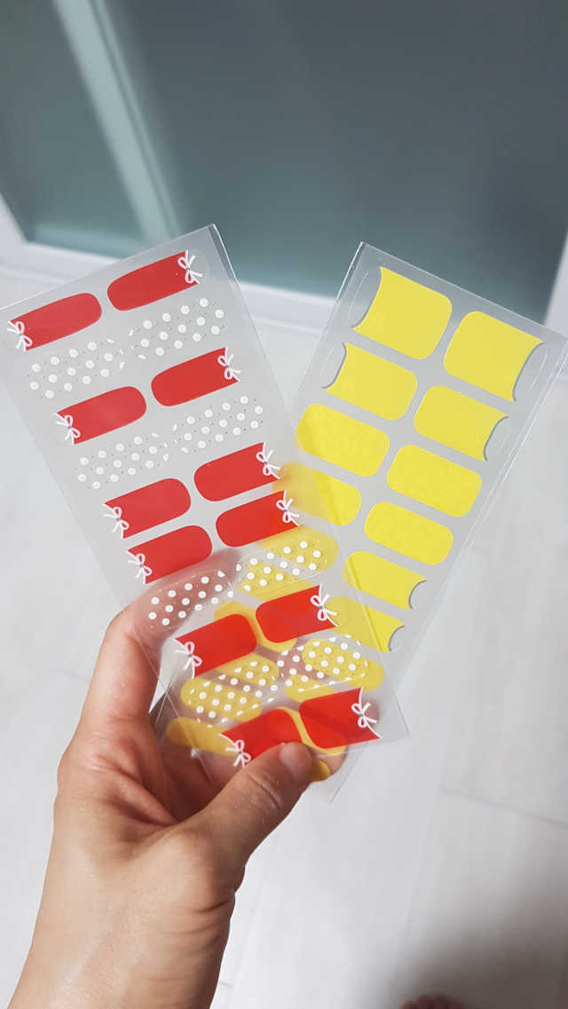 [바바코코]붙이는 젤네일스티커 Best item 7종 랜덤 리뷰 사진