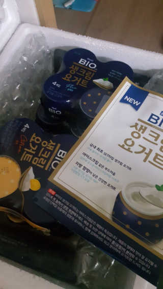 [매일 바이오] 생크림요거트 플레인 12개 + 유자 12개 — 5점을 준 리뷰어가 2019년 7월 올린 사용 사진