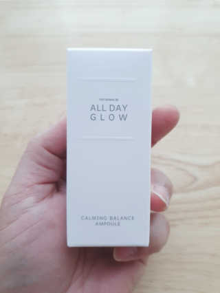 ALL DAY GLOW [올 데이 글로우] 카밍 밸런스 앰플 30ml — 5점을 준 리뷰어가 2019년 12월 올린 사용 사진