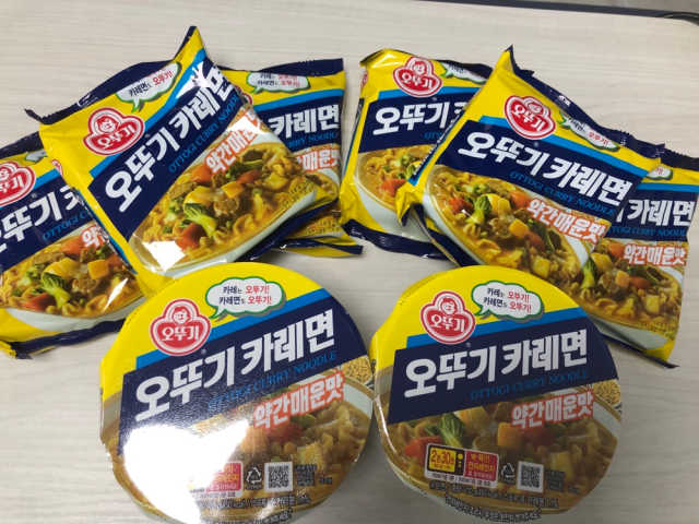 오뚜기카레면 2차 모집 리뷰 사진