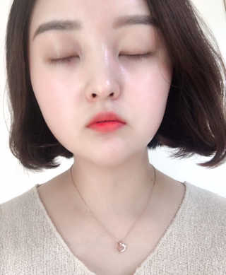 [블랙루즈] 컬러 락 하트 틴트 1+1 — 5점을 준 리뷰어가 2019년 8월 올린 사용 사진