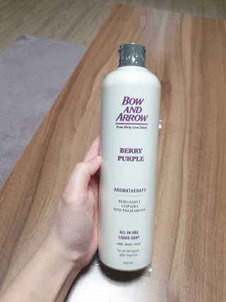 보우앤애로우 아로마 올인원 리퀴드 솝 - 베리 퍼플 500ml — 4점을 준 리뷰어가 2020년 1월 올린 사용 사진