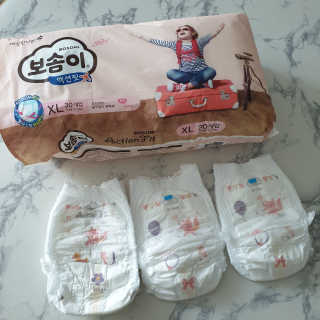 보솜이 액션핏 팬티형 — 5점을 준 리뷰어가 2019년 3월 올린 사용 사진