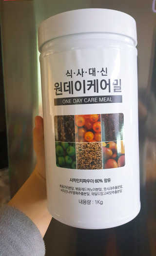 (주)이스터비엔에프 식사대용선식 원데이케어밀 1KG 대용량 — 4점을 준 리뷰어가 2019년 1월 올린 사용 사진