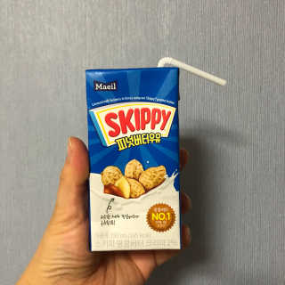 스키피피넛우유 스키피 피넛버터우유 — 5점을 준 리뷰어가 2019년 11월 올린 사용 사진