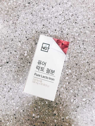 네츄럴굿띵스 퓨어 락토 철분 60일분 — 3.67점을 준 리뷰어가 2018년 2월 올린 사용 사진