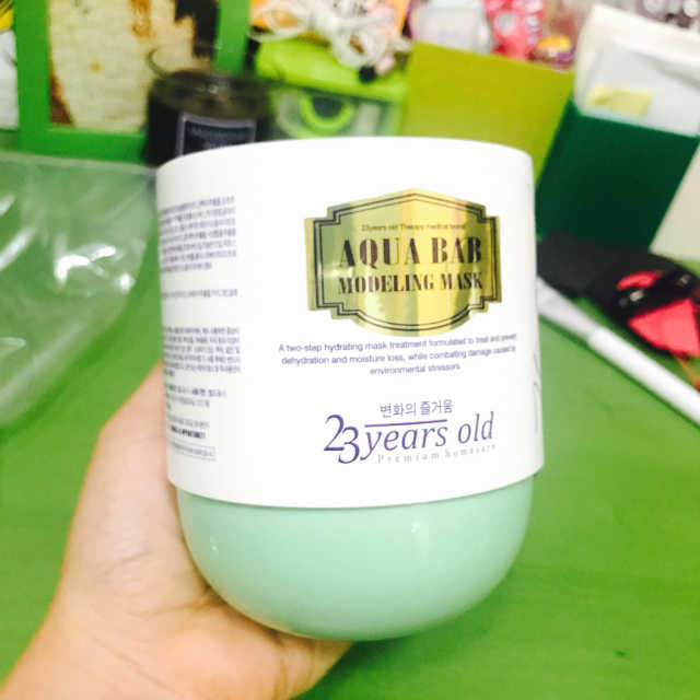 아쿠아밥 모델링 마스크 리뷰 사진