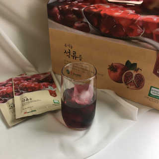 [하이헬스] 정말 진하고 맛있는 유기농 석류즙 30포 — 5점을 준 리뷰어가 2019년 11월 올린 사용 사진
