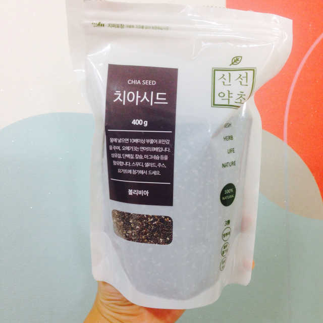 치아시드 400g 리뷰 사진
