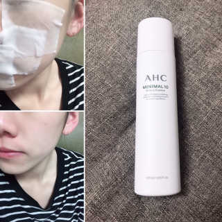 AHC 에이 에이치 씨 미니멀 10 워터리 에센스 — 5점을 준 리뷰어가 2018년 12월 올린 사용 사진