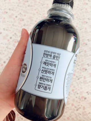 더블유드레스룸 페브클린 500ml — 5점을 준 리뷰어가 2018년 11월 올린 사용 사진
