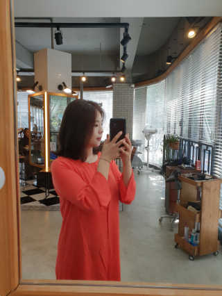 메종드아이디헤어수내 [메종드아이디헤어 분당수내] 염색+ 컷 — 5점을 준 리뷰어가 2018년 8월 올린 사용 사진