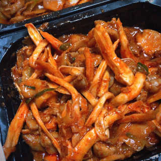 뜰아채유통 춘천닭갈비덮밥소스와 머쉬마루 버섯 — 5점을 준 리뷰어가 2018년 12월 올린 사용 사진