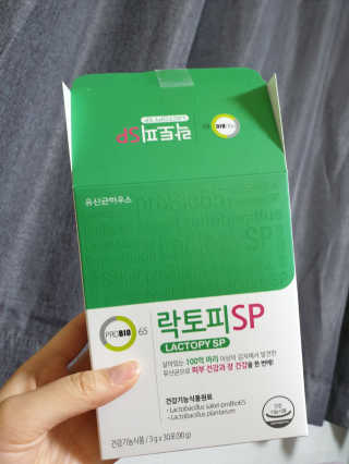 유산균하우스 [프로바이오닉]락토피SP 스틱 — 4.33점을 준 리뷰어가 2019년 1월 올린 사용 사진