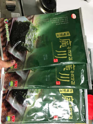 광천우리맛김 파래향 듬뿍, 바삭한 광천우리파래김 6매10봉 — 5점을 준 리뷰어가 2018년 4월 올린 사용 사진