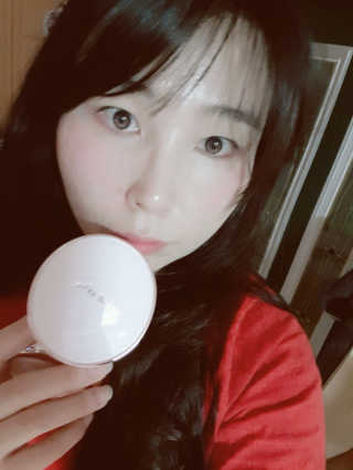 밀키드레스 바비메이크 베일 쿠션 — 4점을 준 리뷰어가 2018년 7월 올린 사용 사진