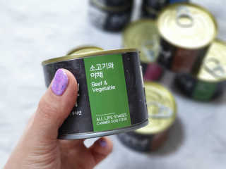 [펫토리아] BEST 한캔뚝딱 강아지 캔간식 — 5점을 준 리뷰어가 2019년 3월 올린 사용 사진