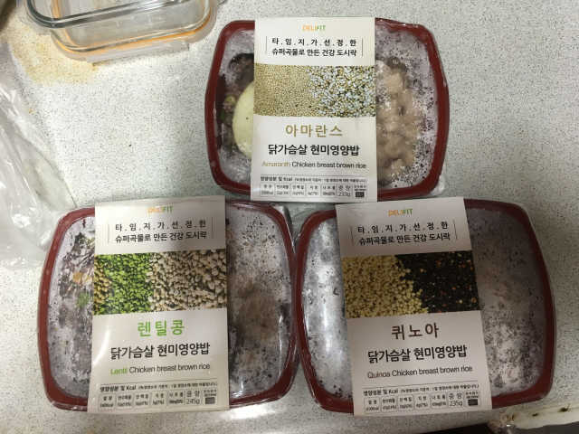 딜리핏 3종 도시락 시즌1 리뷰 사진
