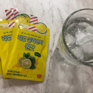 장수농가 리얼깔라만시 원샷 50ml 10팩+보틀 — 4점을 준 리뷰어가 2019년 5월 올린 사용 사진