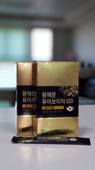 넥스트비티 왕혜문 퓨어 보이차 100 골드라벨 — 4.67점을 준 리뷰어가 2017년 11월 올린 사용 사진