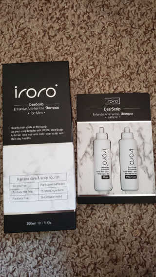 IRORO DearScalp Enhancive Anti-Hair Loss Shampoo-M — 5점을 준 리뷰어가 2019년 10월 올린 사용 사진