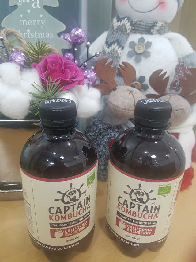 캡틴 콤부차 라즈베리 2병 리뷰 사진